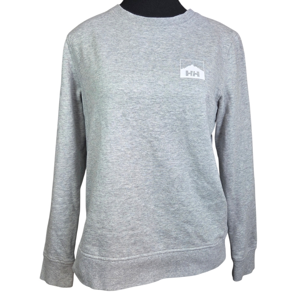 Helly Hansen Gray Sweatshirt With Logo Size Small